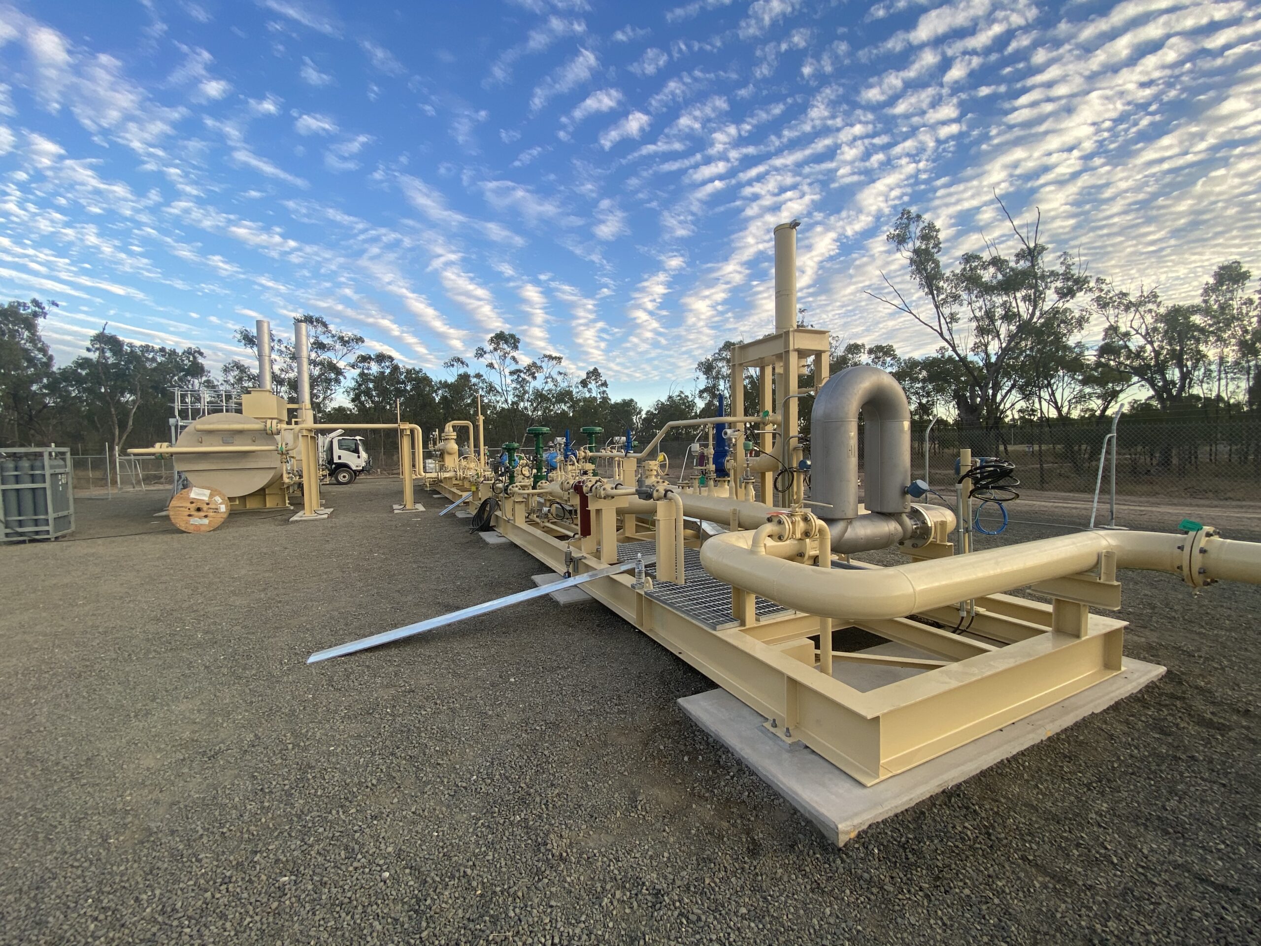 Pressure Let Down Skid & Metering